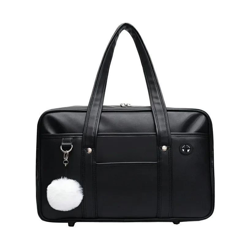 Japanese Casual PU Shoulder Bag Junior High School Students School Bag Handbag Anime Uniform Bag Tote Bags for Women Bolsos RELUX.STORE