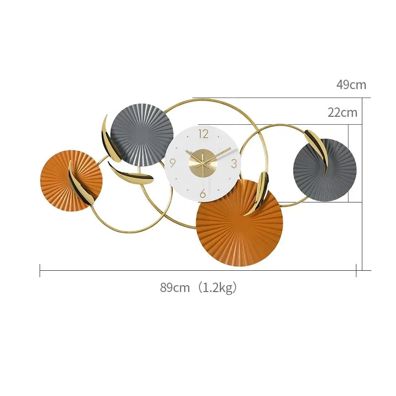Minimalist Design Wall Clocks Creative Silent Fashion Wall Watch Aesthetic Large Art Mural Horloge Murale Home Decoration