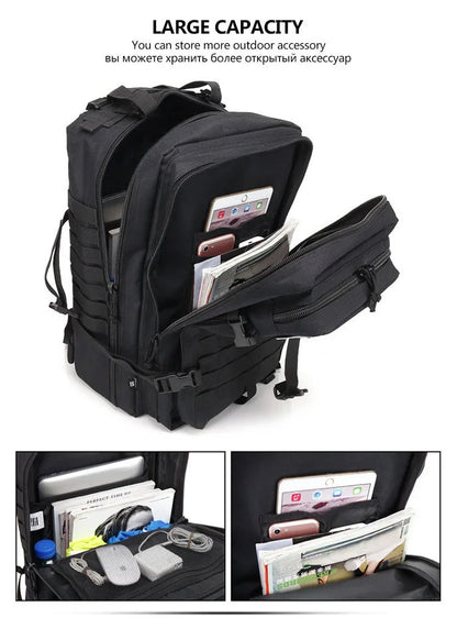 30/50L Tactical Backpacks Man Traveling Bags Survival Outdoor 3P Assault Pack EDC Molle Pack hiking Trekking Hunting Bag