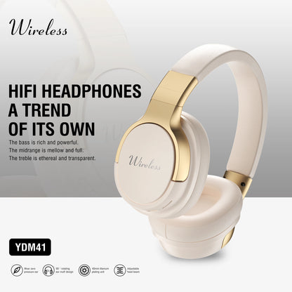 Bluetooth Wireless Over-Ear Headphones with 48H Playtime and with Microphone, HiFi Stereo Foldable Lightweight Headphones for de