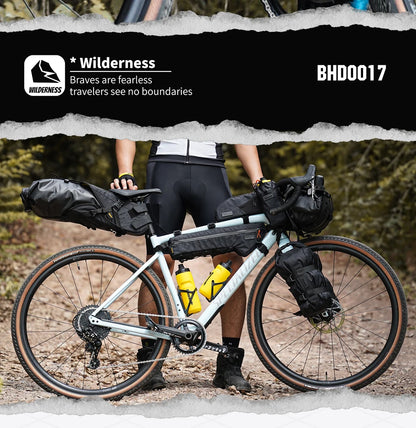 Rhinowalk Bike Frame Bag Water-Resistant Bicycle Triangular Crossbeam Bag For Mtb&Road Gravel Bike With Frame Lengths Over 17 In