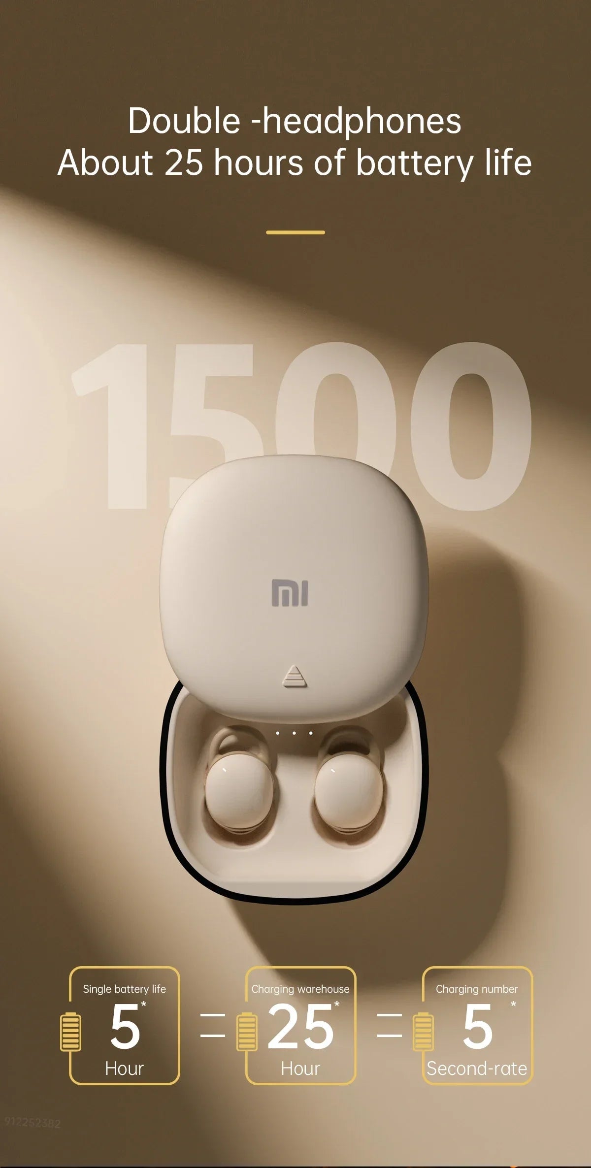 XIAOMI Pro999 Bluetooth Earphones TWS Sleep Noise Reduction Invisible In Ear Wearing Comfortable Sleep Music Game Earphones RELUX.STORE