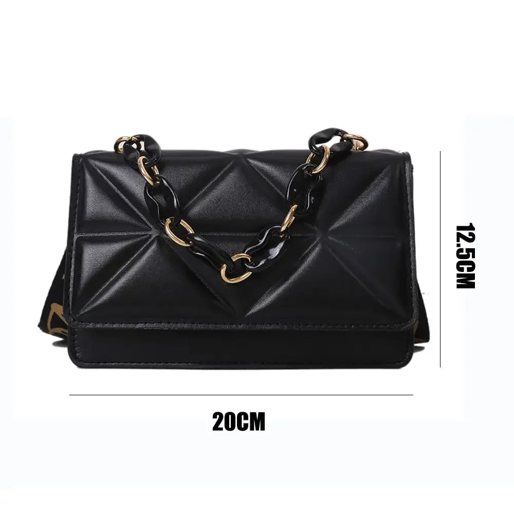 Fashion Women Shoulder Bag Handbags PU Leather Flap Bag Female Large Capacity Casual Crossobdy Clutch RELUX.STORE