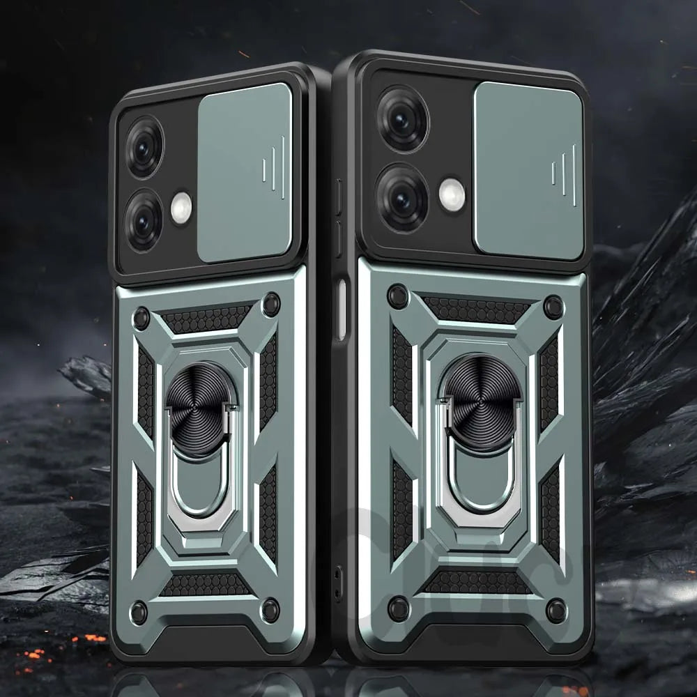 For Motorola Mote G84 G54 G34 G14 G53 G62 G42 G10 G20 G30 E22i E20 E30 E40 Case Slide Camera Shockproof Armor Protect Cover RELUX.STORE