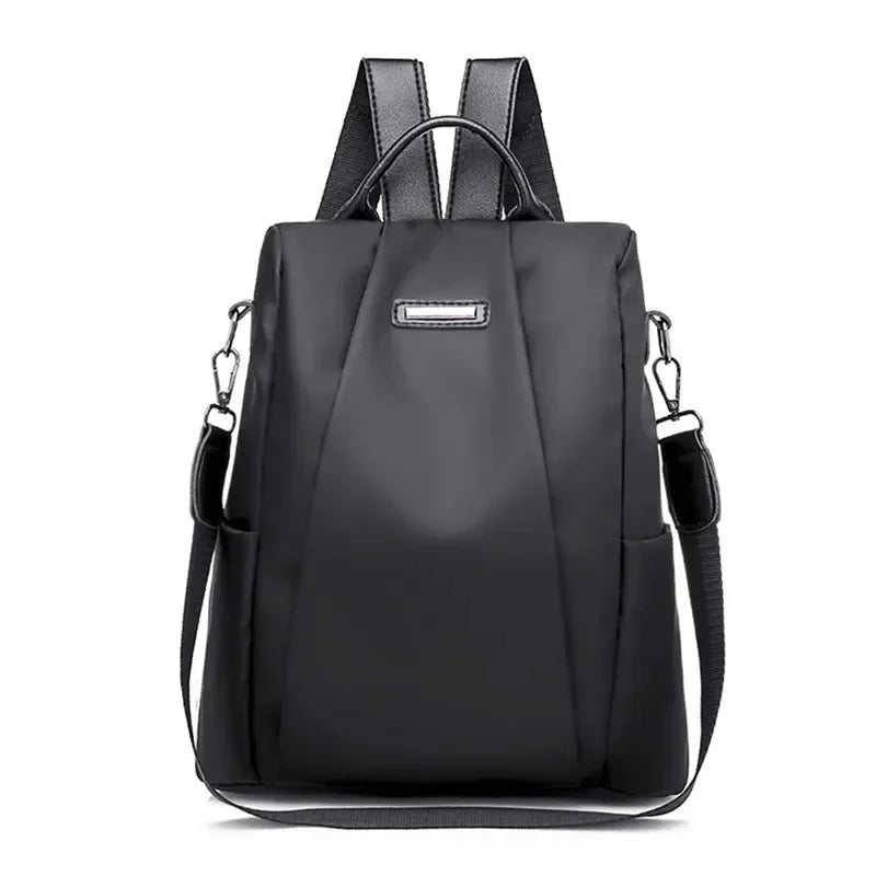 New women's casual multifunctional backpack solid color women's backpack fashionable detachable portable shoulder strap RELUX.STORE