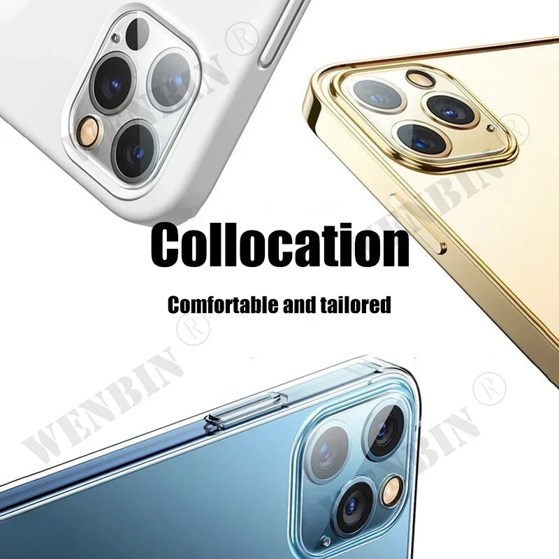 Camera Lens Protector Glass For iPhone 17 16 15 14 Pro Max 13 12 11 Pro Max Plus Full Cover Protective Glass For Camera Film RELUX.STORE