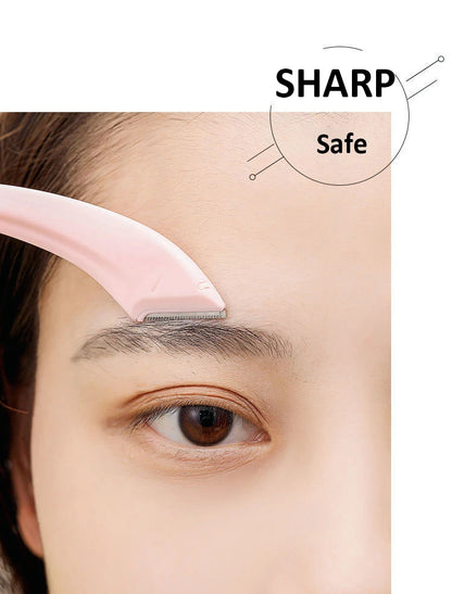 Eyebrow Trimming Knife Face Razor For Women Professional Eyebrow Scissors With Comb Brow Trimmer Scraper Accessories