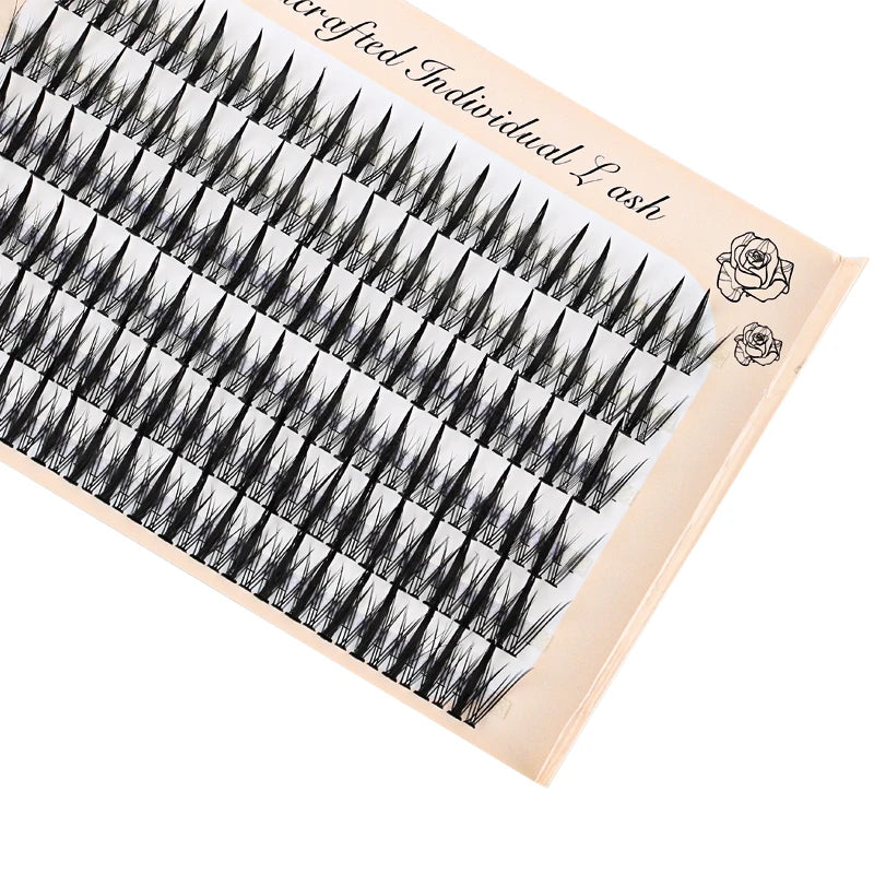 6 Rows 120 Bundles Eyelash Extension Natural Russian Volume Faux Cils Eyelashes Individual 10/20/30D Cluster False Lashes Makeup RELUX.STORE