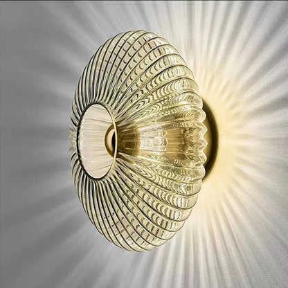 Glass Wall Lamp Glass Wall Sconce For Corridor Background Bedroom Living Room Bedside Ambiance Wall Light Indoor Home Decor RELUX.STORE