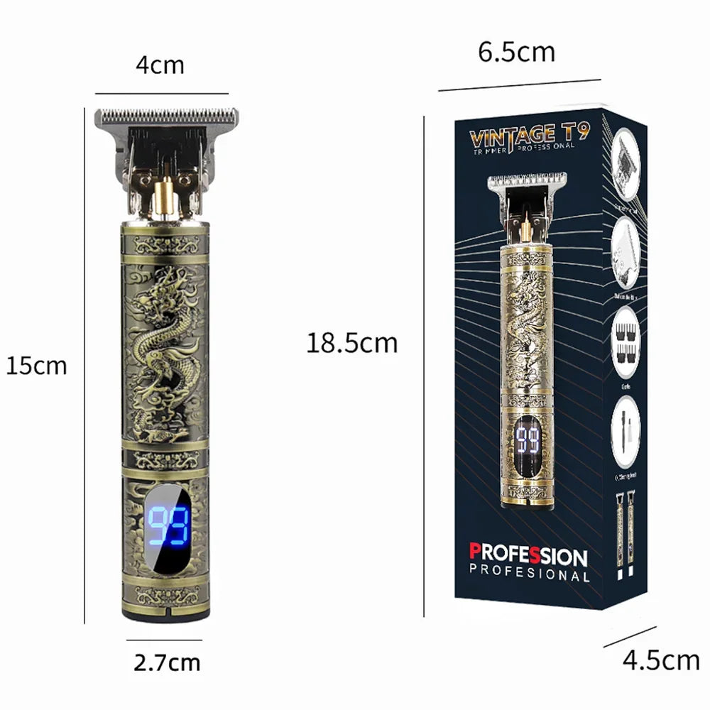 LCD Display T9 Electric Hairber 0Mm Shaver Hair Trimer Home Appliances Travel Barber Razors Shaving Machine for Men Trimmer Man