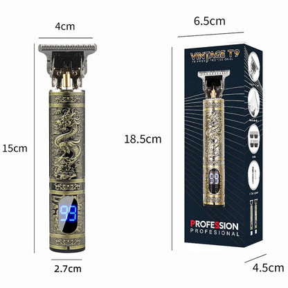 LCD Display T9 Electric Hairber 0Mm Shaver Hair Trimer Home Appliances Travel Barber Razors Shaving Machine for Men Trimmer Man