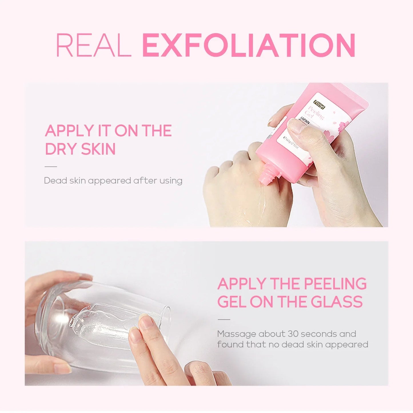 Sakura Face Deep Cleaning Exfoliating Gel Skin Care Whitening Moisturizer Repair Facial Scrub Skin Care 60g RELUX.STORE