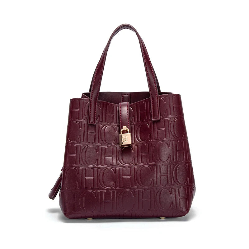 Classic Simple Solid Color Women's New 2024 Large Capacity Handbag Letter Element Women's Handbag RELUX.STORE