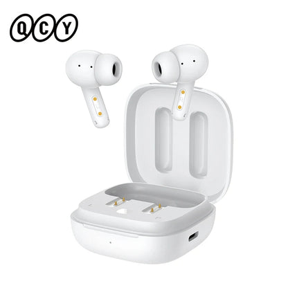 QCY T13 ANC Earphone Bluetooth 5.3 Active Noise Cancellation -28dB Wireless Headphone Fast Charge Earbuds 0.068' Low Latency RELUX.STORE