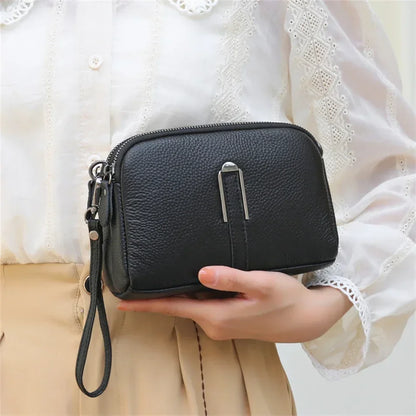 Genuine Leather Shoulder Bag Luxury Women's Handbags Bag for Woman 2024 Female Clutch Phone Bags Casual Crossbody Messenger Bags