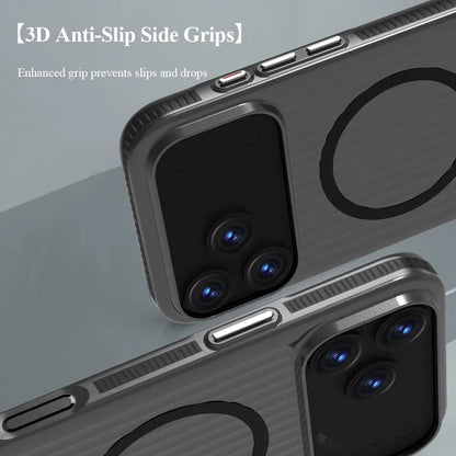 Lereach Magnetic Matte Phone Case for iPhone 17 Pro Max / 17 Air / 17 - PC+Magnet Material, Anti-slip Drop Protection RELUX.STORE