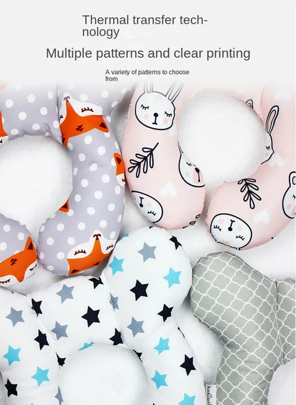 New Baby Pillow Protective Travel Car Seat Head Neck Support Pillows Newborn Children U Shape Headrest Toddler Cushion 0-3 Years