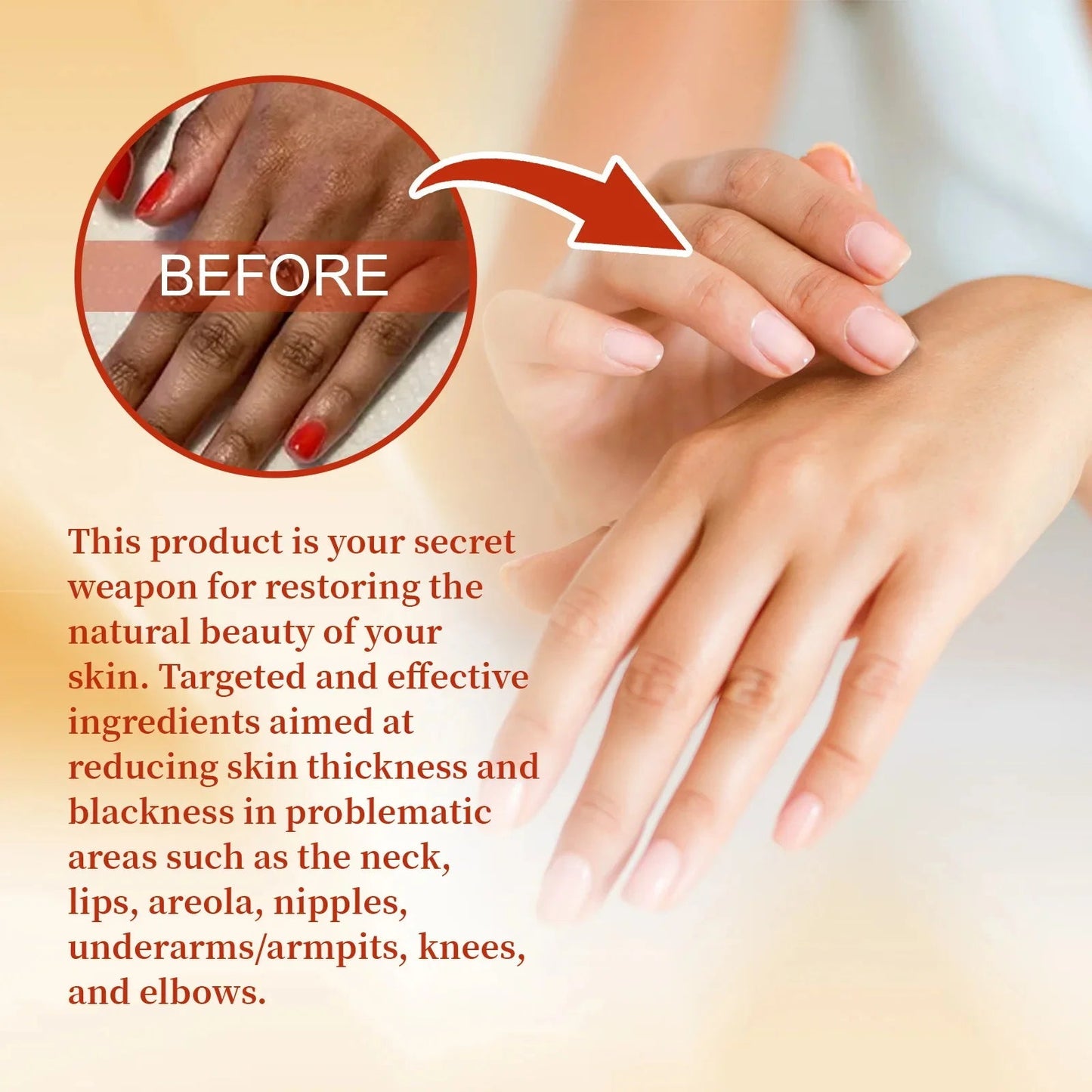Fast Whitening Dark Knuckles Brighten Hand Cream Melanin Corrector Moisturizing Intense Stains Remover Products Skin Care RELUX.STORE