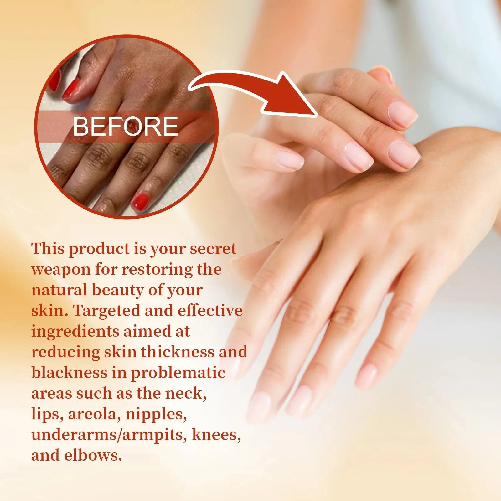 Fast Whitening Dark Knuckles Brighten Hand Cream Melanin Corrector Moisturizing Intense Stains Remover Products Skin Care RELUX.STORE
