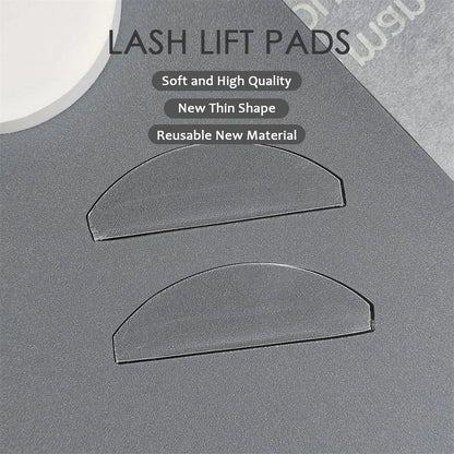 Libeauty 1 Pair Lash Softening Pads Silicone Eyelash Perm Pads Lashes Rods Shield Lifting Eyelash Accessories Makeup Tools RELUX.STORE