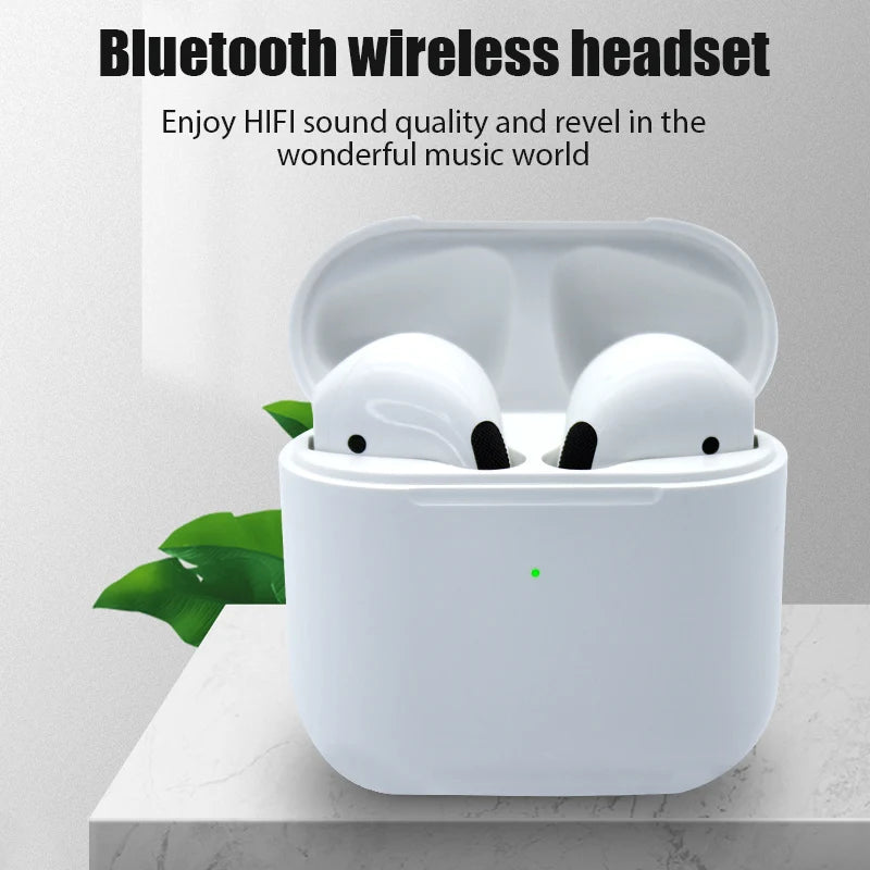 2024Pro 4 TWS Wireless Bluetooth Earphones Headphones Mini Earpone Headset For PC Android Apple iPhone Earbuds Accessories RELUX.STORE
