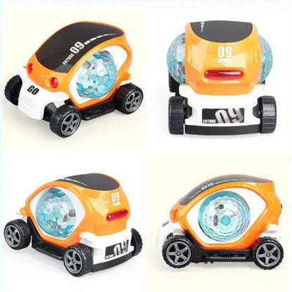 Baby Car Toys Toddler Crawling Sensory Toy Car Toys Electronic Car Tummy Time Gift for Kids 1 2 Year Old Boy Birthday Gifts
