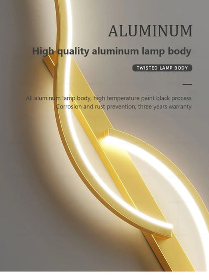 Modern LED Wall Lamp Minimalist Led Light Bedroom Bedside Long Strip Wall Sconces Living Room Sofa Home Indoor Lighting Fixture RELUX.STORE