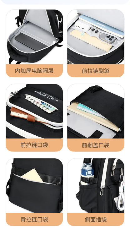 Fashion Girls School Backpack School Bags Teenage laptop Backpack Casual Travel backpack Book Bag Children schoolbag Waterproof