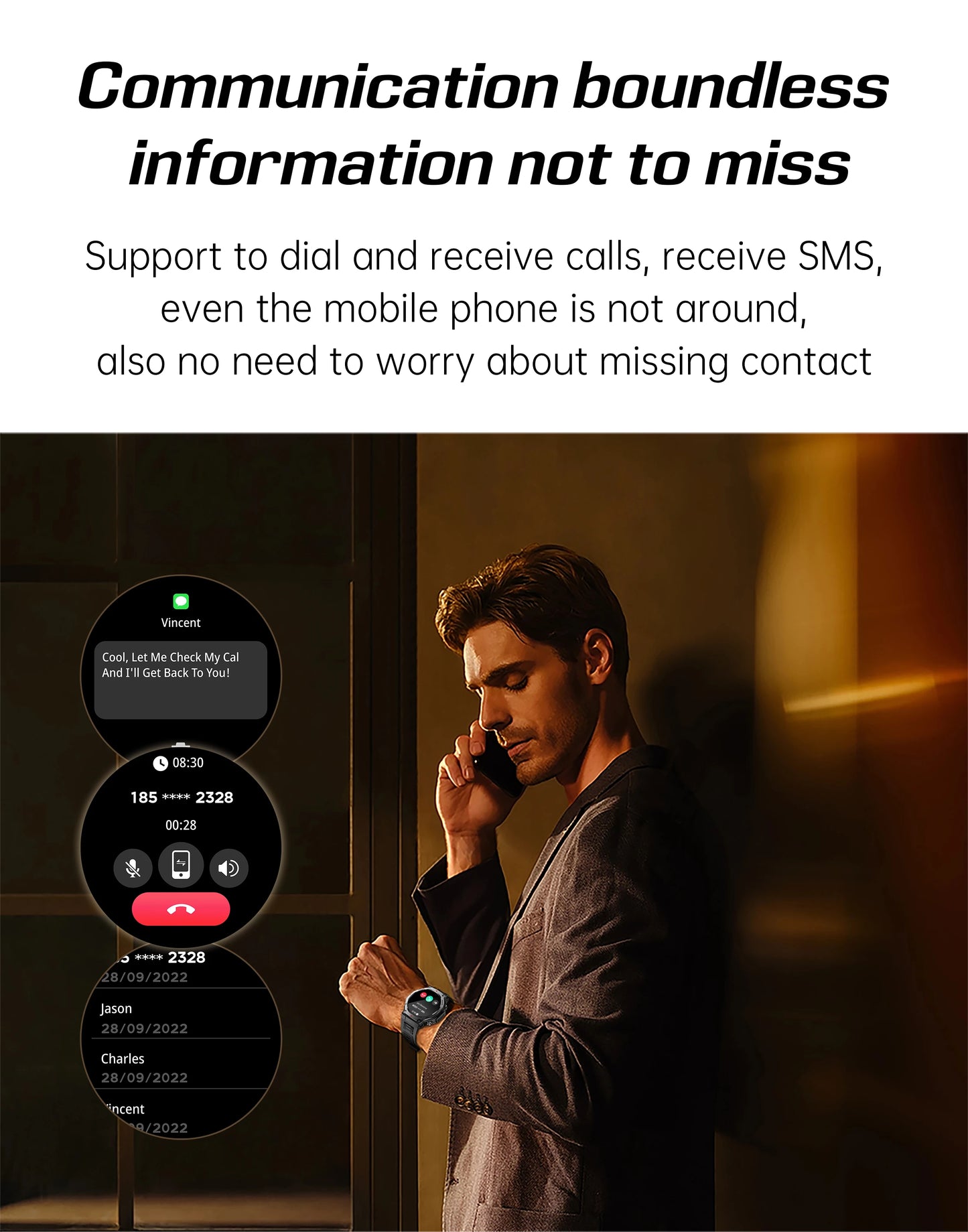 T-Rex 3 GPS Smart Watch 5ATM Waterproof 1.43 inch AMOLED HD Screen BT Call Flashlight Military Sport Smartwatches Men 2025 New