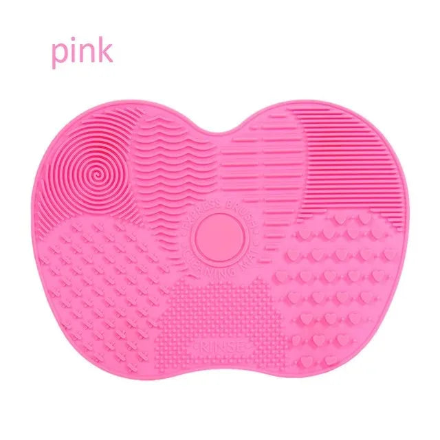 Silicone Brush Cleaner Cosmetic Make Up Washing Brush Gel Cleaning Mat Foundation Makeup Brush Cleaner Pad Scrubbe Board RELUX.STORE