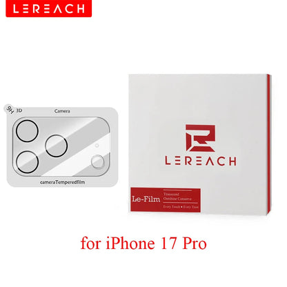 Lereach Tempered Glass Camera Lens Protector for iPhone 17 Pro Max / Air / 17 Pro Scratch Resistant High Transparency RELUX.STORE