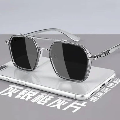 Trendy Sunglasses for Men Professional Day Night Driver Sun Glasses Male Fashion Vintage Eyewear Shades UV400 Protection RELUX.STORE
