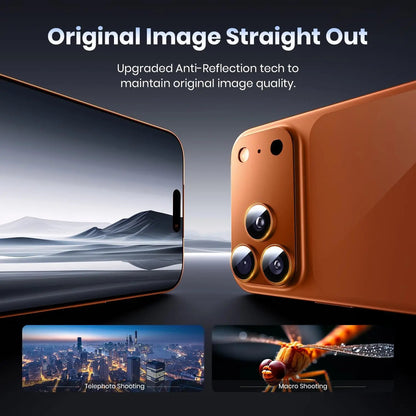 for Phone 17 Pro Max 17Air Camera Lens Protector Strong Adsorption Metal 9H+ Tempered Glass Camera Screen Full Protective Cover RELUX.STORE