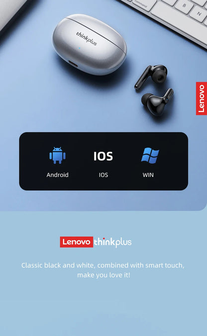 Lenovo Thinkplus XT88 in Ear Bluetooth Earphones with Dual Microphones, Stereo Noise Reduction, Bass HIFI Touch Earphones RELUX.STORE