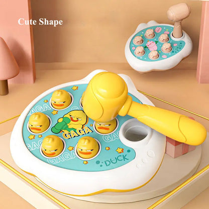 Duck/Frog/Pig Baby Toy Montessori Learning Game Educational Puzzle Gift for 12 24 Months Toddler Boy/Girl with Hammer RELUX.STORE