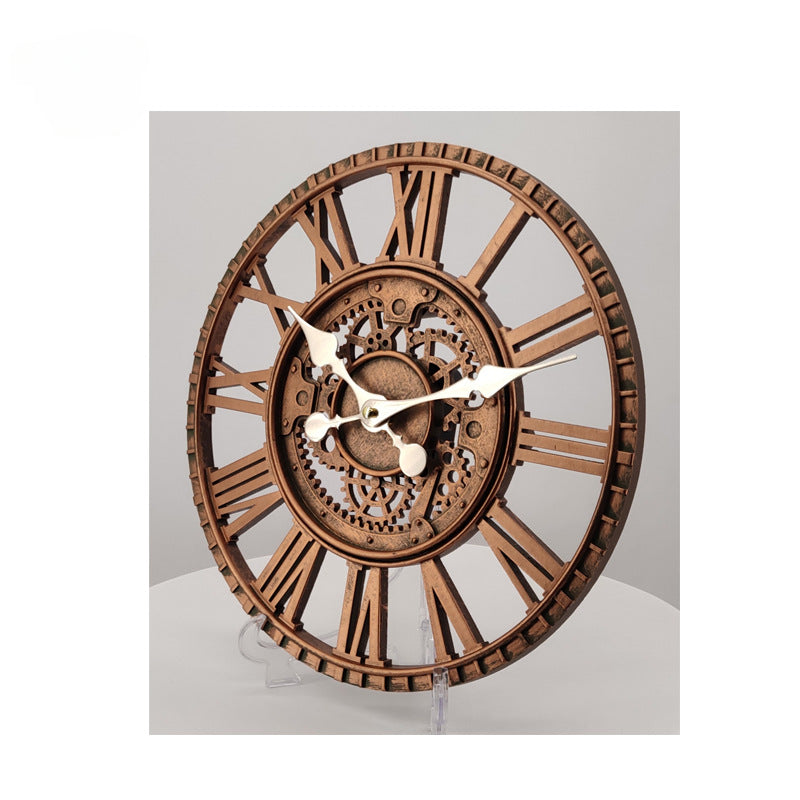Hot Sale Outdoor Waterproof Creative Gift Home Office Vintage Resin Clock RELUX.STORE