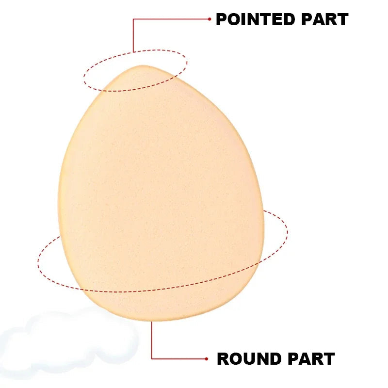 5/10Pcs Mini Finger Puff Foundation Small Air Cushion Powder Sponge Face Concealer BB Cream Cosmetic Applicator Makeup Tools RELUX.STORE