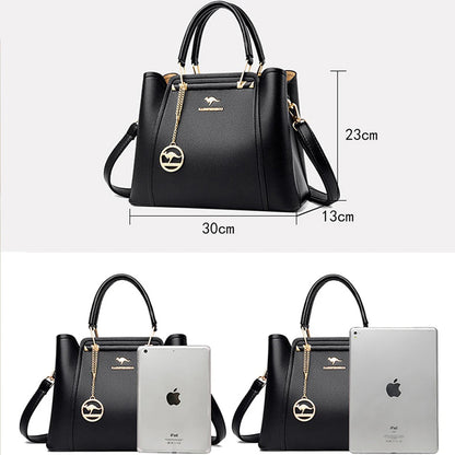 2024 Luxury Women Designer 3 Layers Shoulder Crossbody Sac Ladies Large Capacity Leather Handbags Shopper Brand Messenger Totes RELUX.STORE