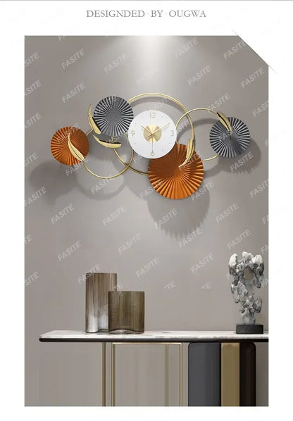 Minimalist Design Wall Clocks Creative Silent Fashion Wall Watch Aesthetic Large Art Mural Horloge Murale Home Decoration