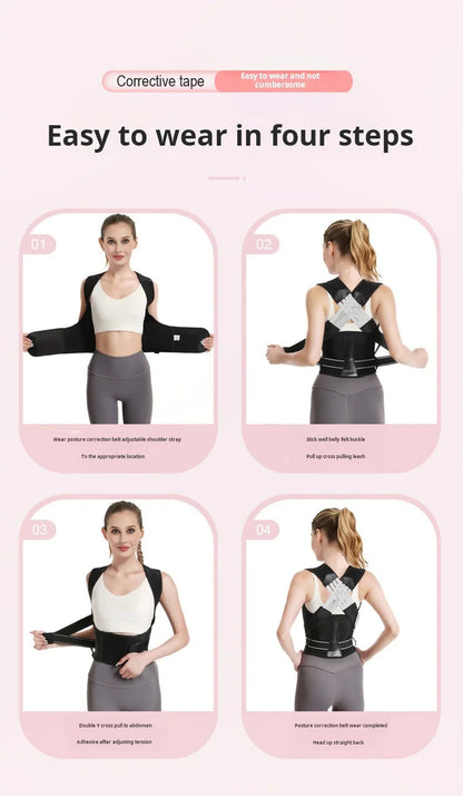 Shoulder and back posture correction with camel straps, adult body shape correction, male and female back support RELUX.STORE