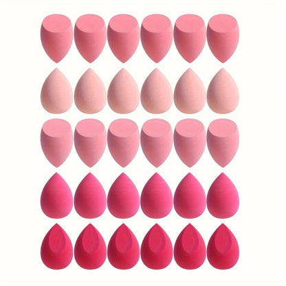 7piece/18piece makeup sponge set, suitable for liquid BB cream powder application, makeup egg dry wet dual-use powder puff RELUX.STORE