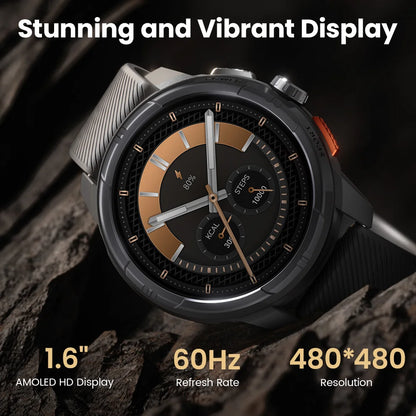 HAYLOU Solar Ultra GPS Smart Watch 1.6” AMOLED Display GPS Positioning 5ATM Waterproof Bluetooth Calling Sports Smartwatchs