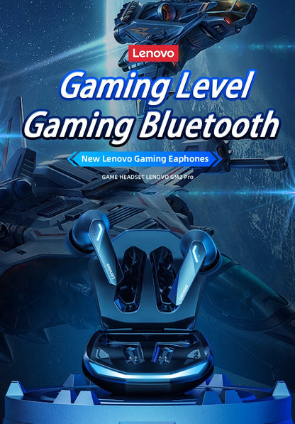 Choice Lenovo GM2 Pro 5.3 Earphone Bluetooth Wireless Earbuds Low Latency Headphones HD Call Dual Mode Gaming Headset With Mic RELUX.STORE