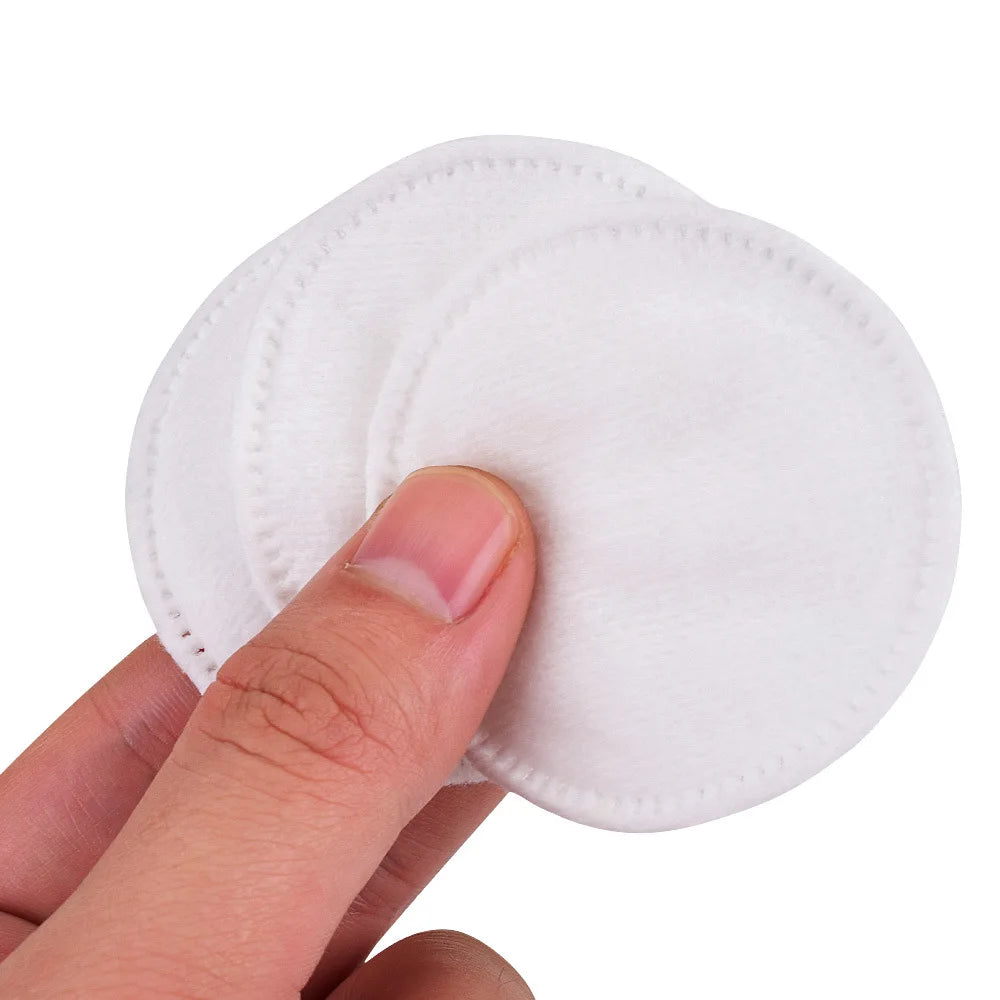 Disposable 100PCS Cosmetic Wipes Nail Art Cleaning Round Pads Soft Daily Supplies Facial Cotton Makeup Remover Tool RELUX.STORE