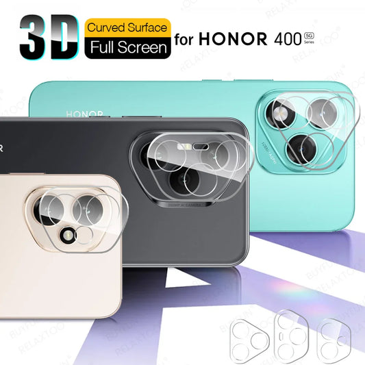 3D Tempered Glass Camera Cover For Honor 400 Pro Honor400 Lite 400Pro 400Lite Honor400Pro 5G Global Rear HD Lens Protector Film