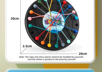 2025 New Rope Breaking Battle Challenge Puzzle Toy Knot Toy Children's Rope Decoding Game Logic Training