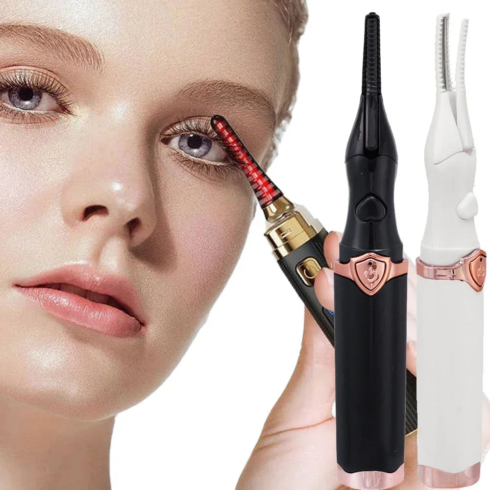 Naturally Curled Electric Eyelash Curler Intelligent Temperature Control Styling Make Up Eyelashes Curl Lasting Lash Curler Tool RELUX.STORE