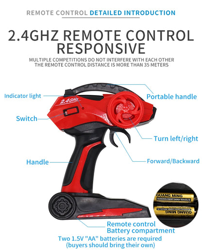 RC Cars Remote Control Car 1:12/16 Off Road Truck Metal Shell LED Headlights Offroad Monster RC Trucks 4WD All Terrain Toys Kids