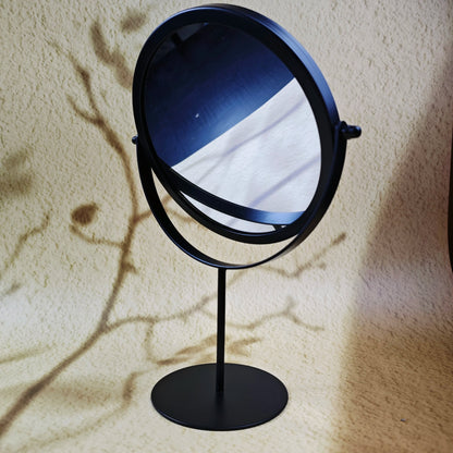 360 Degrees Rotate Iron Desktop Mirror Texture Ladies Makeup Mirror Creative Iron Mirror Strong Sense Of Style RELUX.STORE