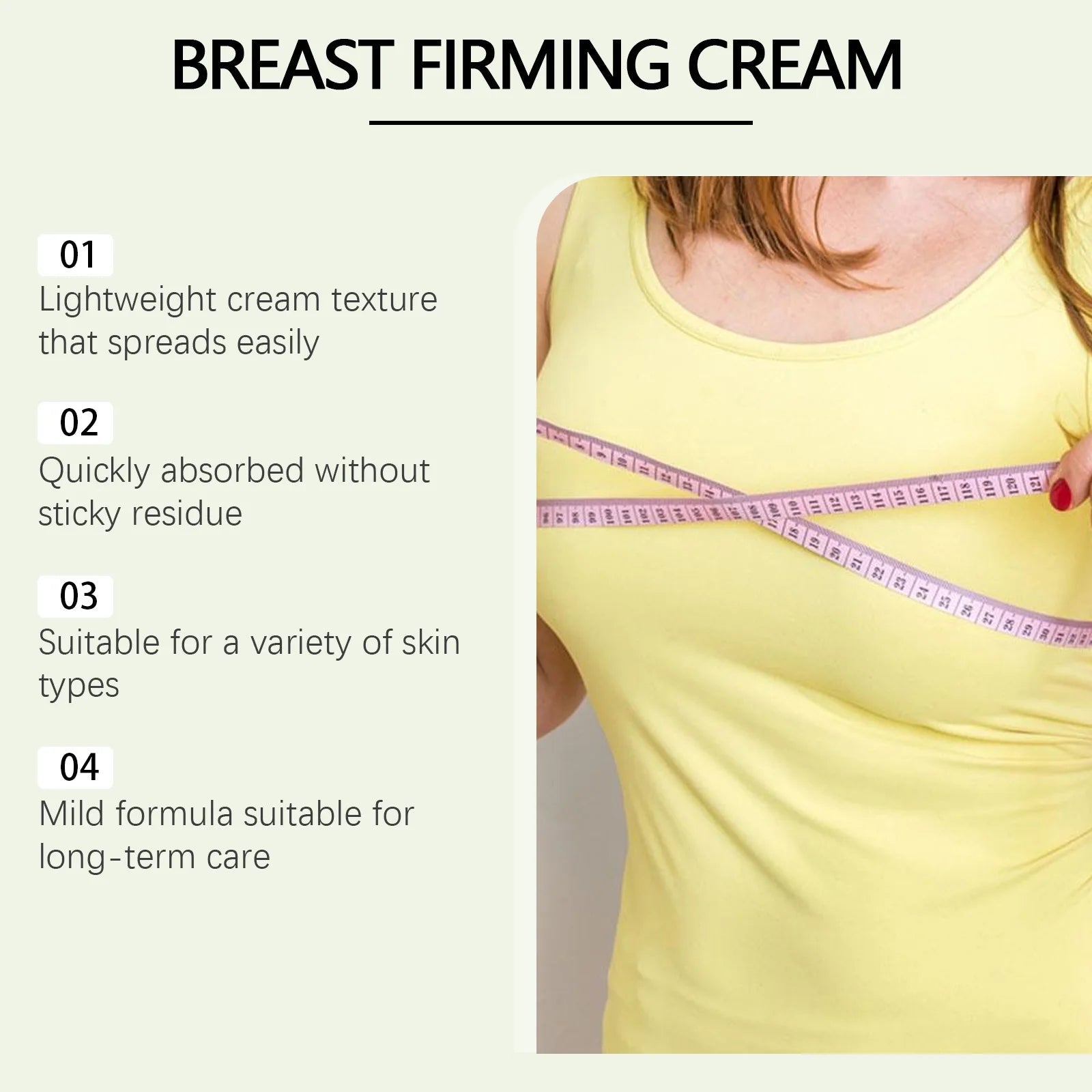 Breast Firming Cream Lifting Tightening Moisturizing Anti-Sagging Improves Elasticity Fast Absorbing for Women's Bust Care RELUX.STORE